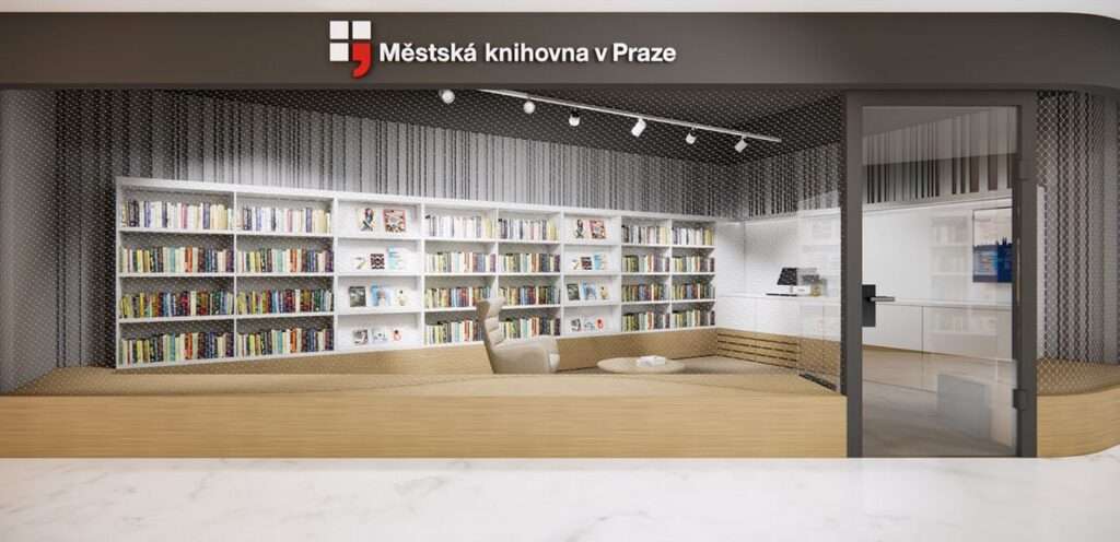 Městská knihovna v Praze, kniha, Kiosek, Kiosek DBK
