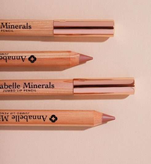 Annabelle Minerals , Krémová tužka na rty, Minerální tvářenka, Štětec Kabuki