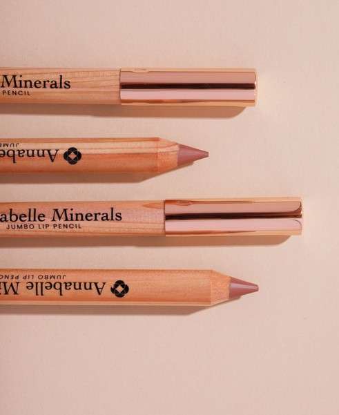 Annabelle Minerals , Krémová tužka na rty, Minerální tvářenka, Štětec Kabuki