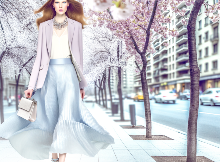 žena, jarní móda 2025