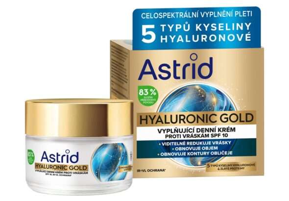 Astrid Hyaluronic Gold, Astrid, kosmetika, krém, sérum,