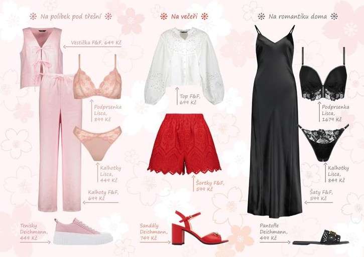 První máj, módy čas, kolekce Deichmann, Eloise, F&F, Lisca