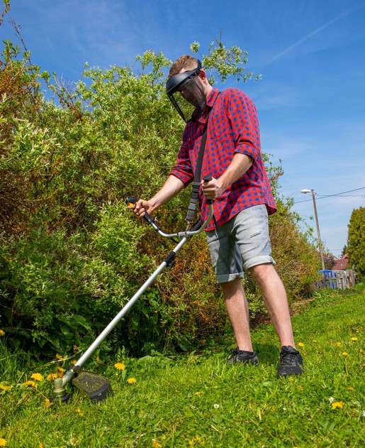 zahrada, jarní práce, Benzínové plotové nůžky, Křovinořez Fieldmann, Prořezávač větví Fieldmann
