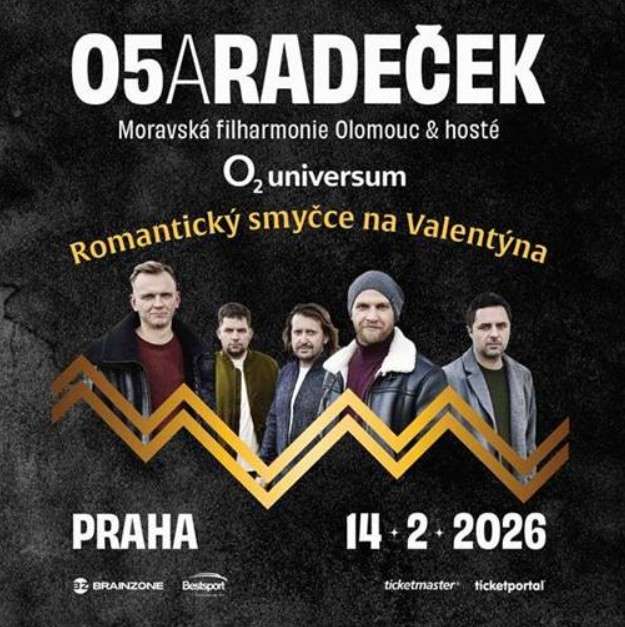 O5 a Radeček, koncert, Valentýn, kultura, hudba