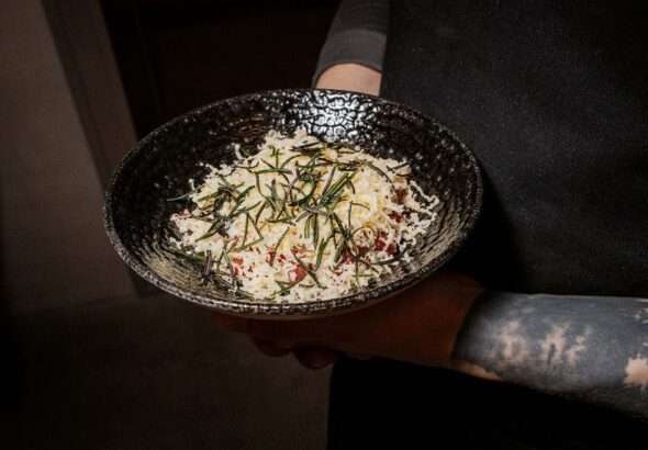 Restaurace Symbols, jarní menu, jídlo, zahrádka