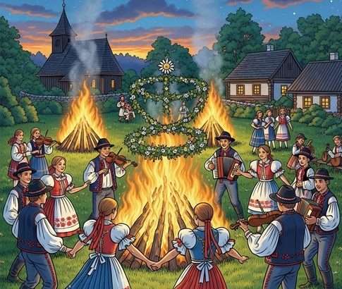 24. červen, Jan, významný den, svátek, Svatojánská noc, lidové tradice, pověsti