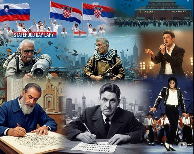 25. červen, Den plný historie, oslav, inspirativních osobností, svátek, kdo se narodil, kdo zemřel, Ivan, Michael Jackson, Jacques-Yves Cousteau