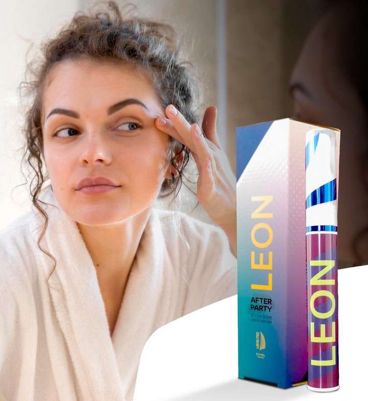 After party, krémem Leon, kosmetika, životní styl
