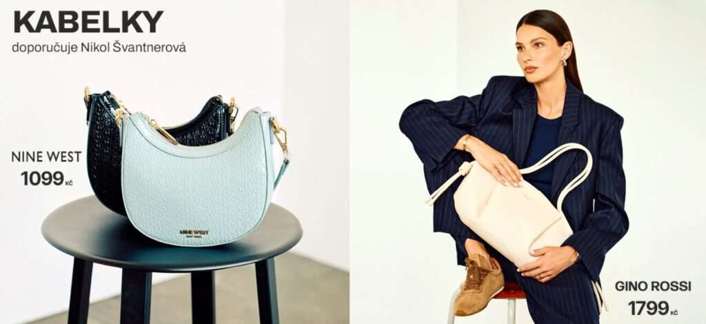 Nikol Švantnerová, CCC, Obuv, kabelka, Gino Rossi