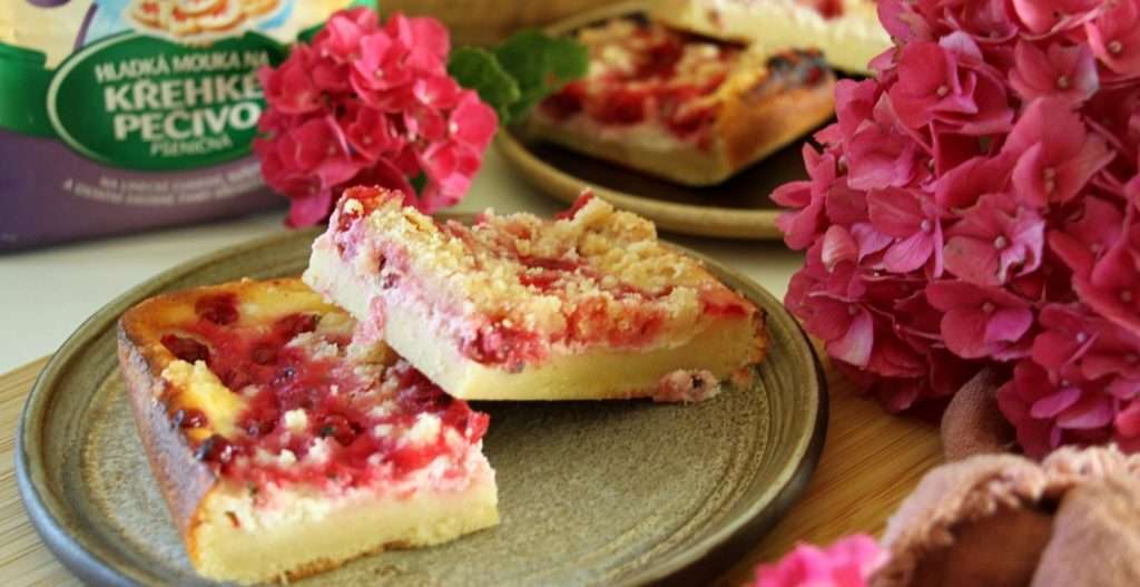 rybízový koláč, pečení, babiččina volba