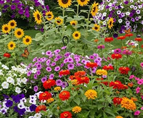 pěstování květin, bylinky, květiny,