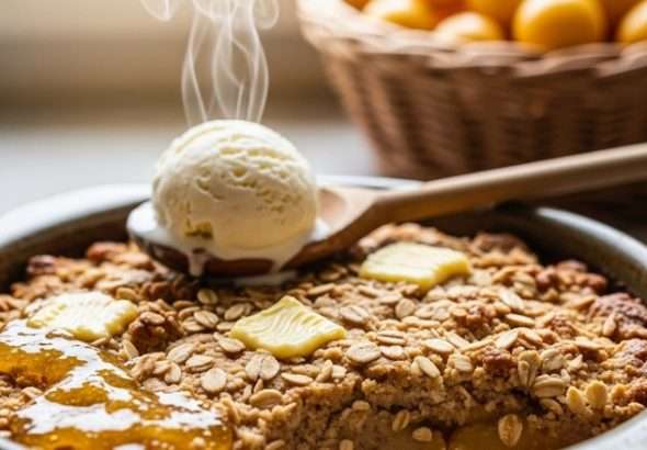 meruňkový crumble