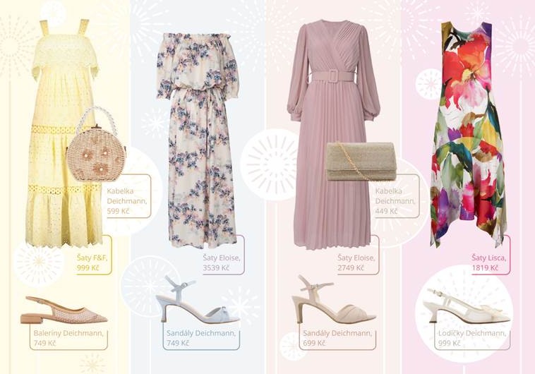 Deichmann, Eloise, F&F a Lisca. Deichmann, Eloise, F&F, Lisca, životní styl, móda, Co si zabalit na dovolenou? Šaty