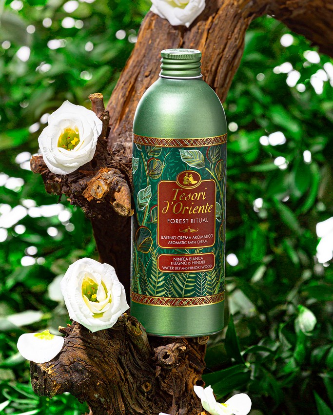 Domácí wellness, Tesori d’Oriente, Koupelová pěna Forest Ritual, Koupelová pěna White Musk, Koupelová pěna Byzantium