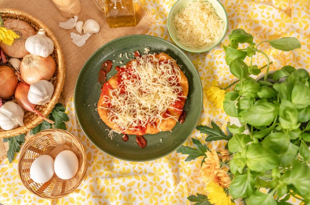 langoš, vaření, recept