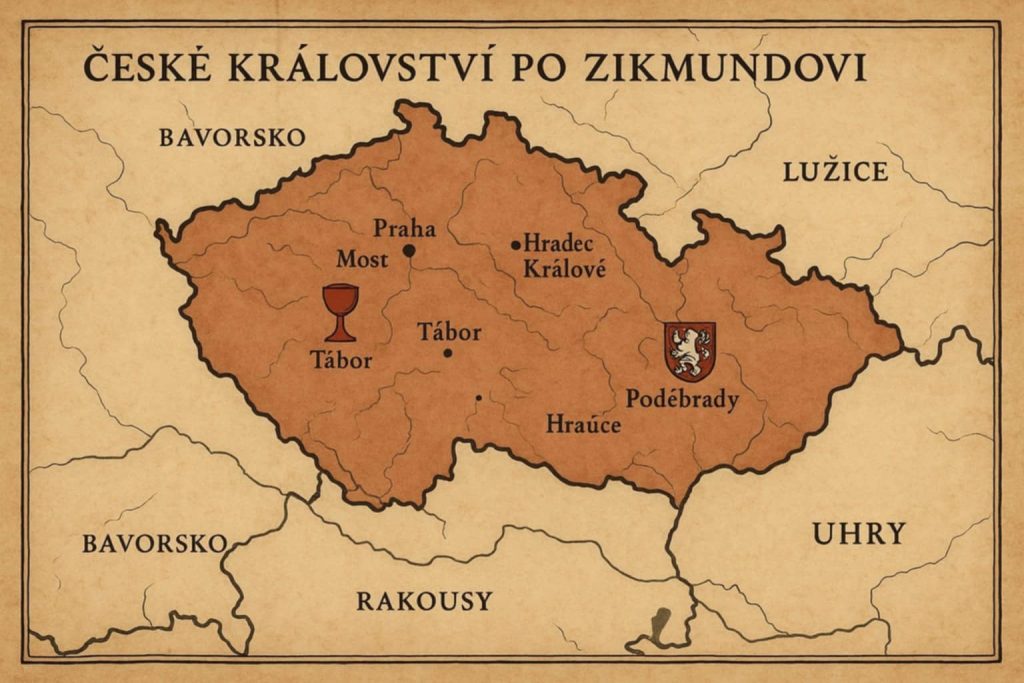 Střípky české historie, historie, Karel IV., Zikmund