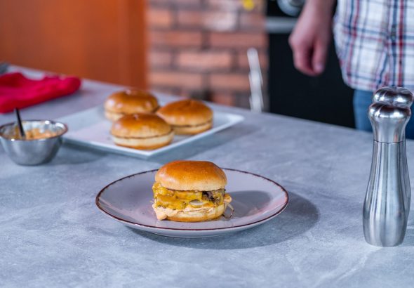 Oklahoma smash burger , vaření, recept,
