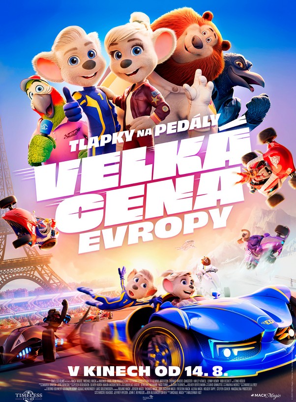 Tlapky na pedály, film,