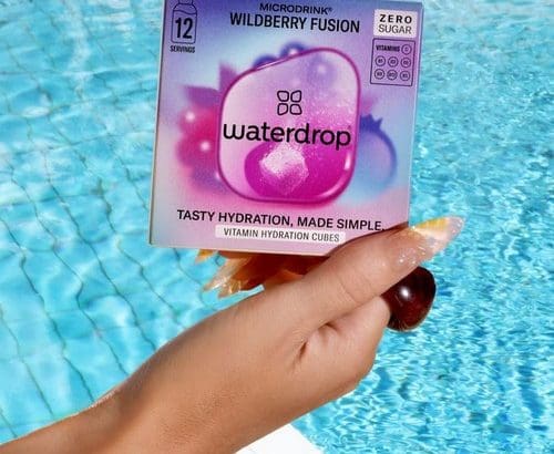 nové příchutě, nové barvy Waterdrop