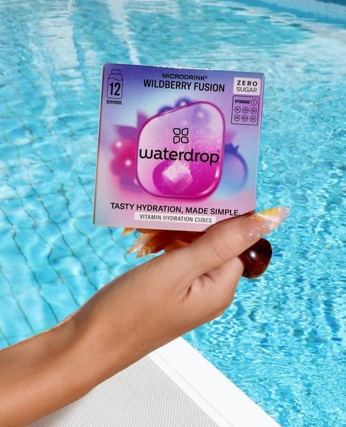 nové příchutě, nové barvy Waterdrop