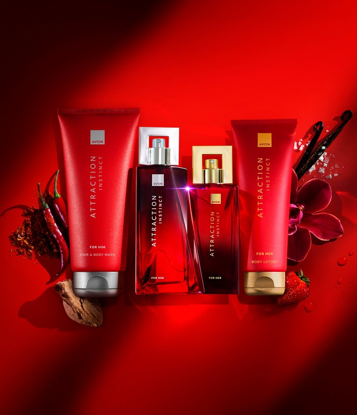 Avon, Attraction Instinct for Her, kosmetika, parfém, Attraction Instinct for Him EDT,