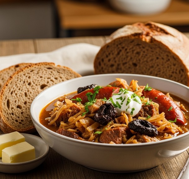 Bigos, vaření, recept, Polsko, polská kuchyně