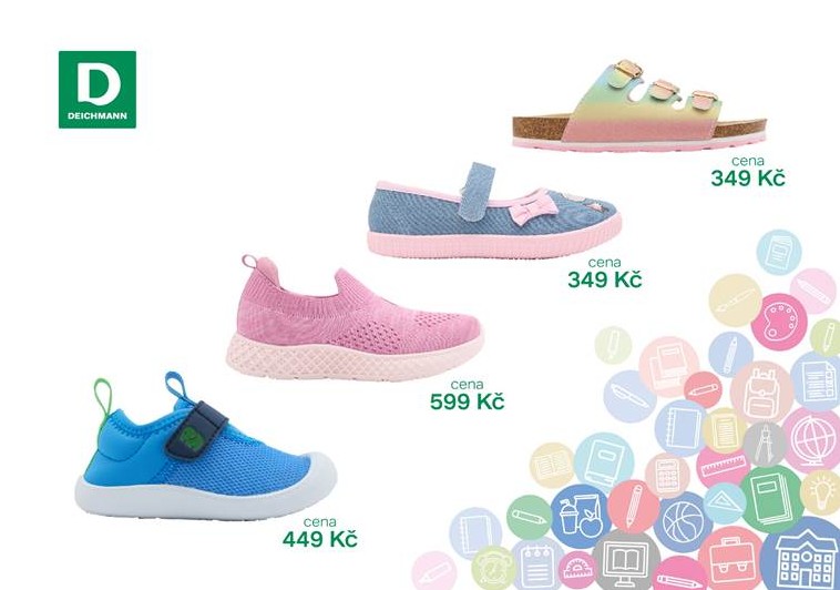 DEICHMANN, obuv, škola, přezuvky