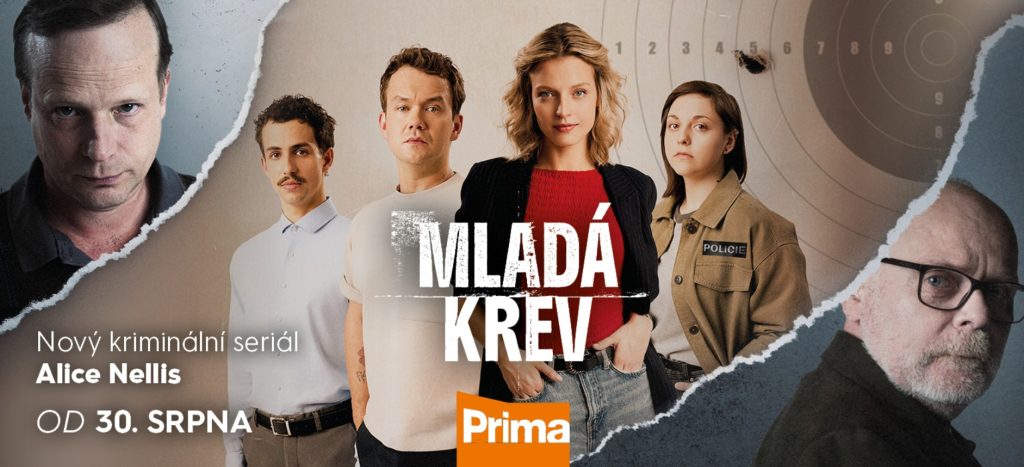TV Prima, kultura, seriál, Mladá krev, Alice Nellis, Igor Bareš, Kryštof Hádek, Jan Révai, Martin Kubačák, Jan Jankovský, Lucie Žáčková, Simona Lewandowska, Adam Ernest, Julia Issa, Samuel Toman