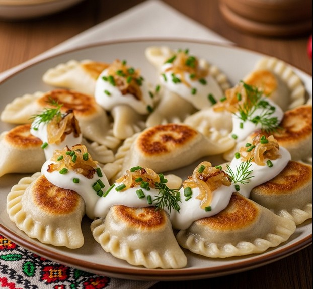 Pierogi, Plněné knedlíčky , Polsko, recept, vaření,