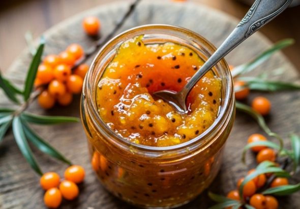 rakytníkový džem, recept, vaření