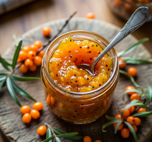 rakytníkový džem, recept, vaření