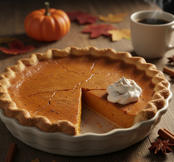 Hokkaidó, koláč, pečení, recept, Pumpkin Pie