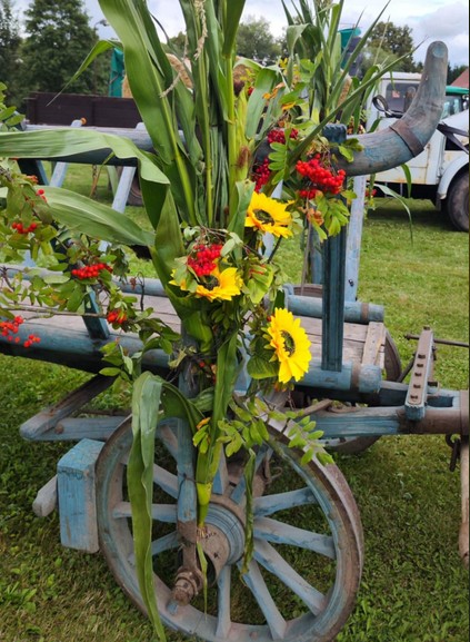 kouzlo dožínek v Křinicích, Broumovsko, výlet, dožínky, Křitice, tradice