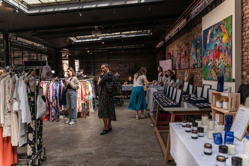 Market 2025, GARBE Holešovice, dobročinný sběr oblečení pro Klokánek, Designers Zone, Beauty Zone, Upcycle & Reuse Zone, skvělé jídlo, drinky,