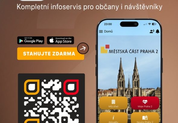 Praha 2 spouští novou mobilní aplikaci Dvojka, Praha 2, aplikace Dvojka, Novin Prahy 2,