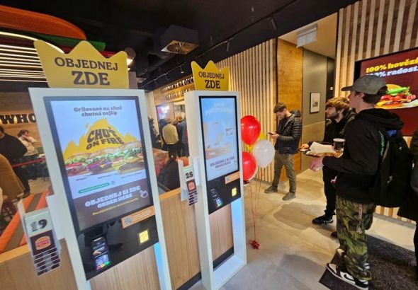 Burger King, HOME OF THE WHOPPER, restaurace