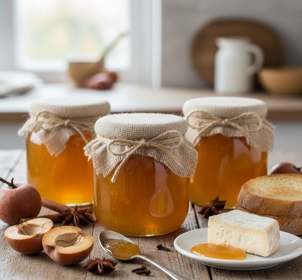 Mišpulové želé, recept, vaření, podzimní recepty