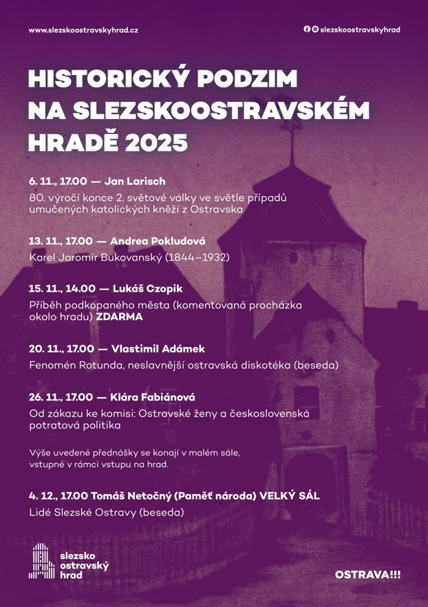 Člověk v dějinách Ostravska na Slezskoostravském hradě, Hrad, Ostrava, kultura,
