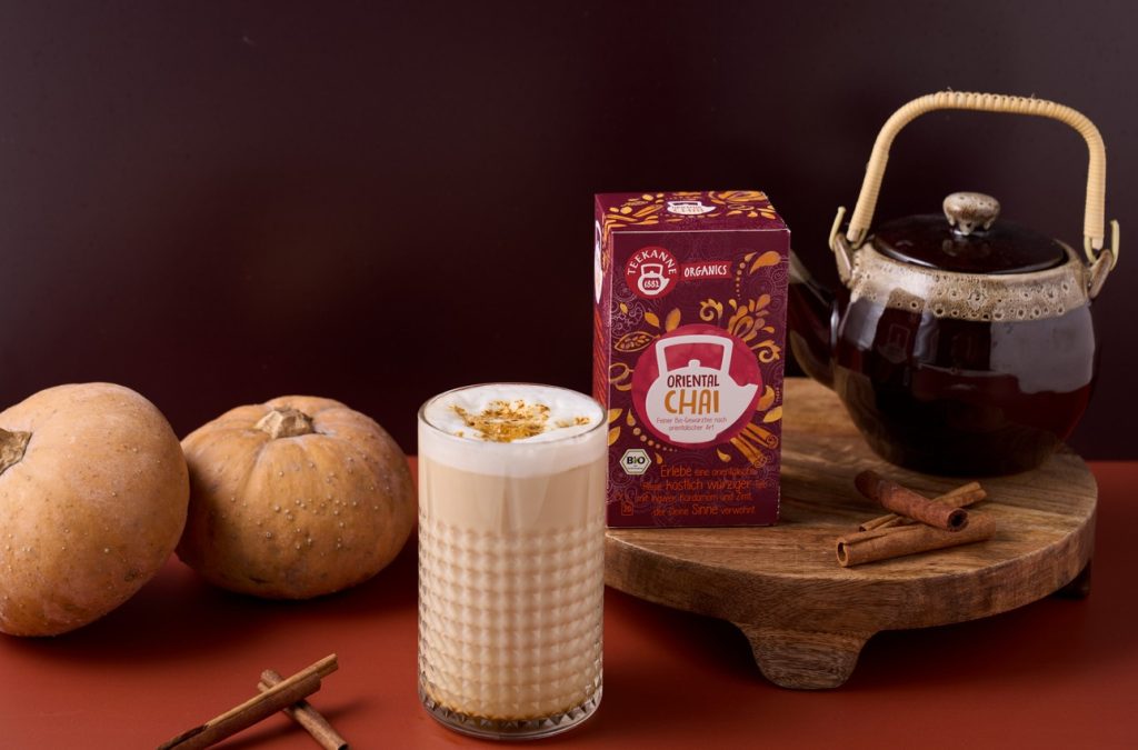 TEEKANNE Organics Oriental Chai , čaj, podzim,