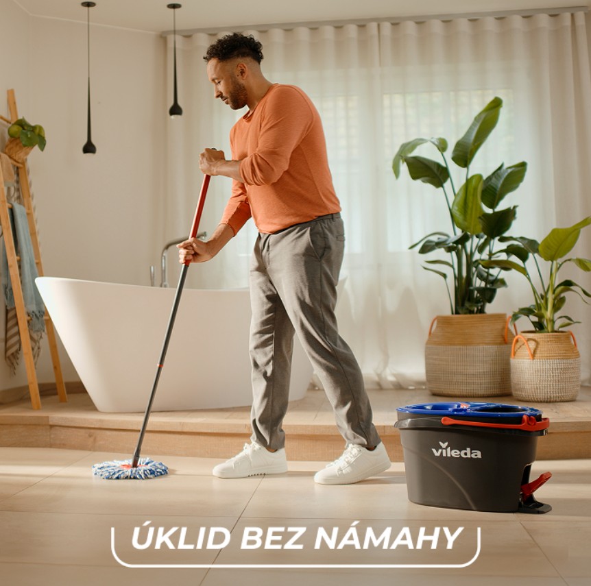 Vileda H2Pro, rotační mop, úklid,