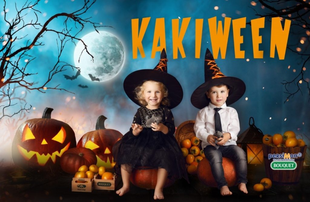 halloweenské recepty , kaki Bouquet