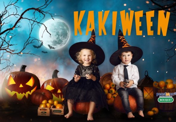 halloweenské recepty , kaki Bouquet