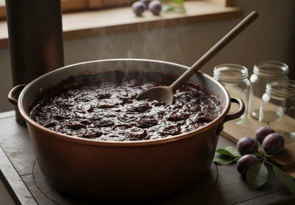 Tradiční švestková povidla, recept, vaření