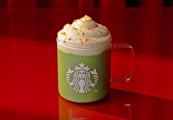 Starbucks, kafe, kavárna, Vánoce, Toffee Nut Latte, Gingerbread Latte, Matcha Latte