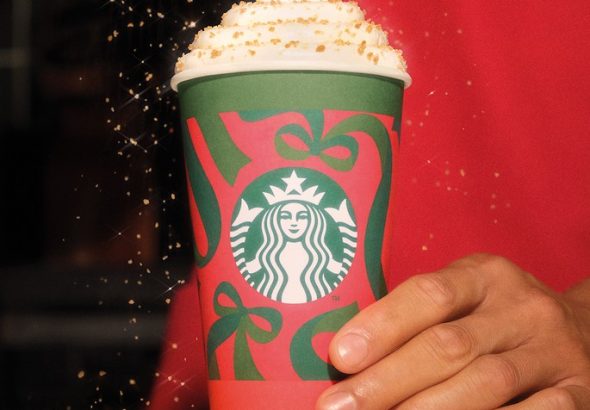 Starbucks, kafe, kavárna, Vánoce, Toffee Nut Latte, Gingerbread Latte 