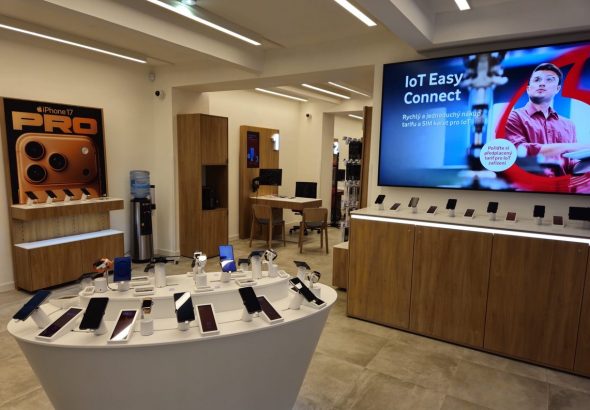 Vodafone, nová prodejna, zprávy, Dejvice