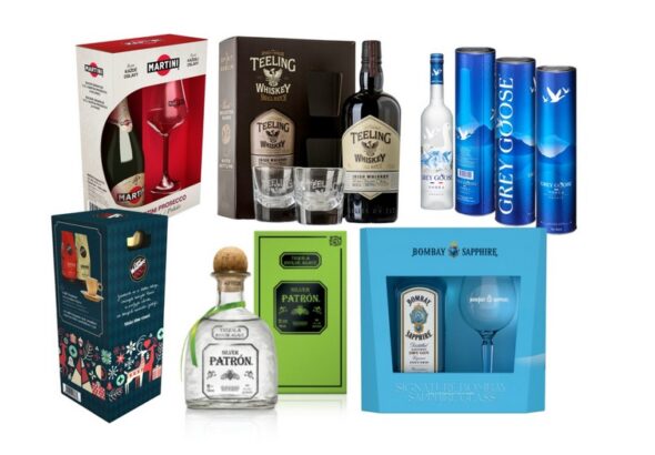 Martini, Grey Goose, Teeling , Tipy na vánoční dárky, Caffè Vergnano 1882, Patrón Silver, Martini Prosecco