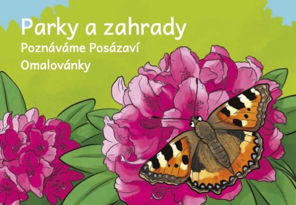 Parky a zahrady Posázaví , Omalovánky, pracovní sešit