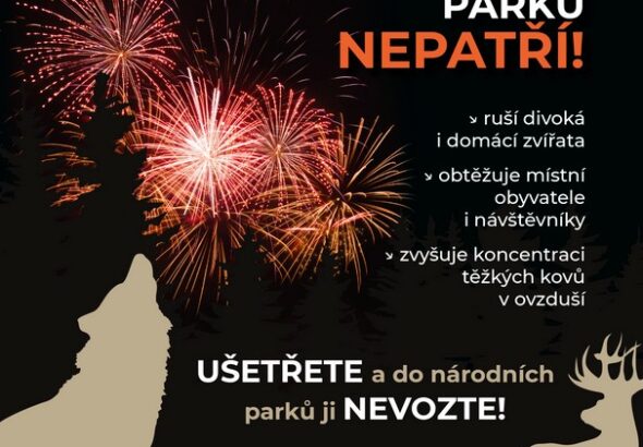 Pyrotechnika do národního parku nepatří, KRNAP