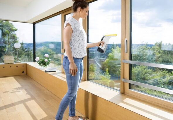 okna , Karcher, úklid